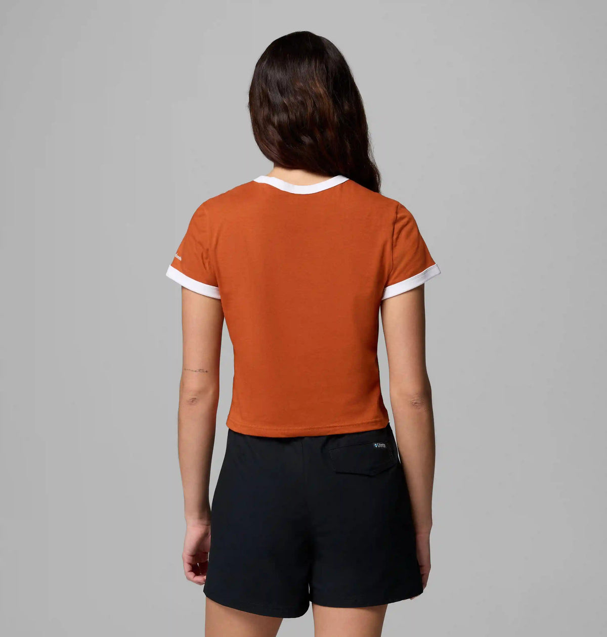 Women's Collegiate Rolling Bend Ringer Tee - Texas