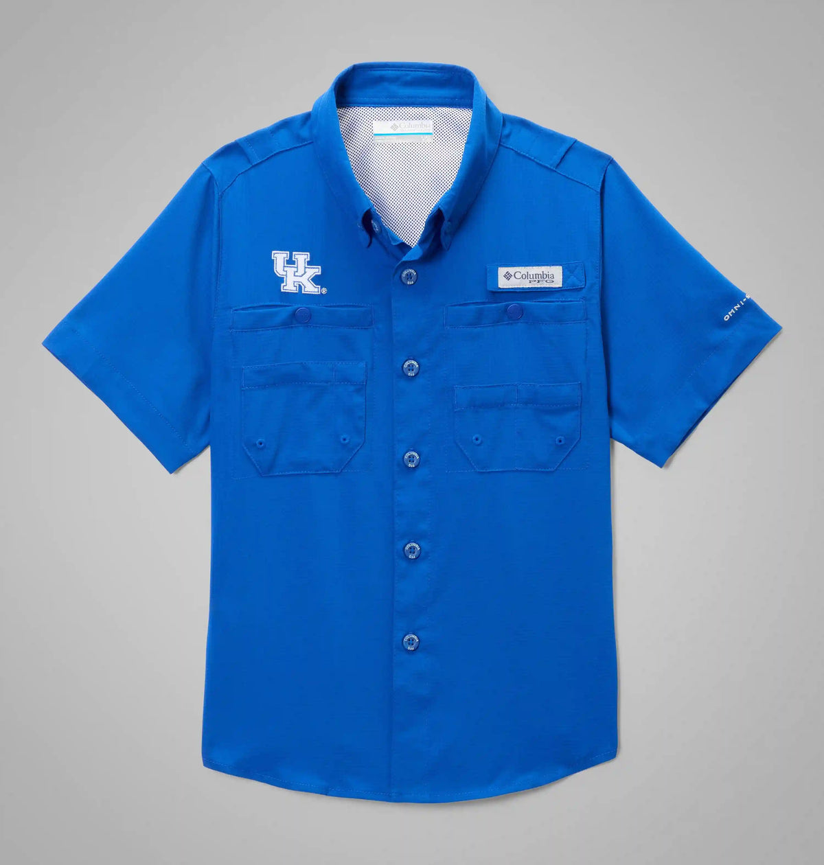 Kids' Collegiate PFG Tamiami Short Sleeve Shirt - Kentucky