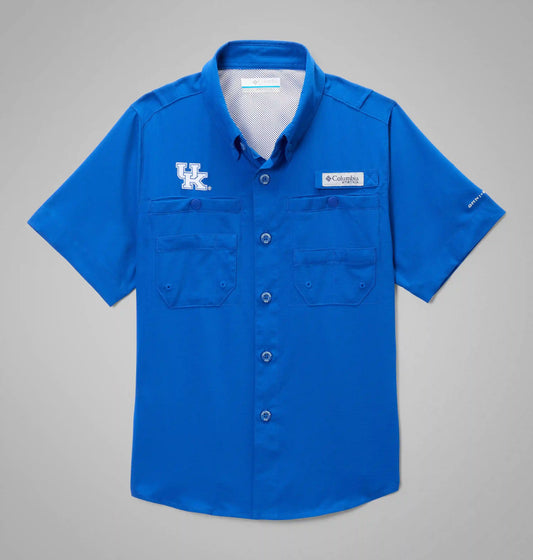 Kids' Collegiate PFG Tamiami Short Sleeve Shirt - Kentucky