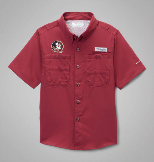 Kids' Collegiate PFG Tamiami Short Sleeve Shirt - Florida State