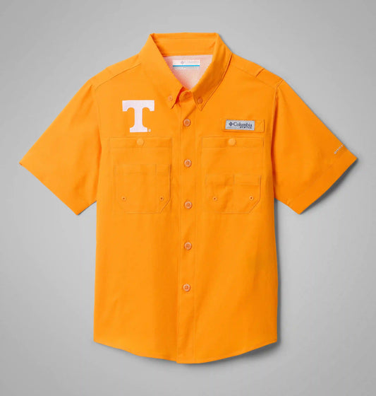 Kids' Collegiate PFG Tamiami Short Sleeve Shirt - Tennessee