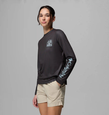Women's PFG Tidal Tee Palm Waves Long Sleeve Shirt