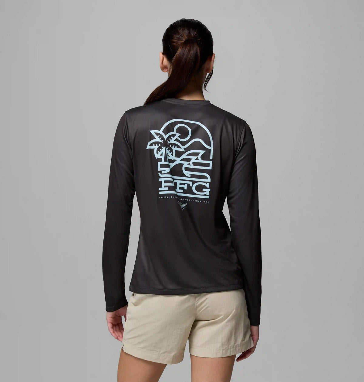 Women's PFG Tidal Tee Palm Waves Long Sleeve Shirt
