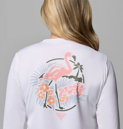 Women's PFG Tidal Tee Palm Waves Long Sleeve Shirt