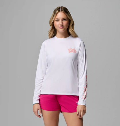 Women's PFG Tidal Tee Palm Waves Long Sleeve Shirt