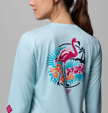 Women's PFG Tidal Tee Palm Waves Long Sleeve Shirt