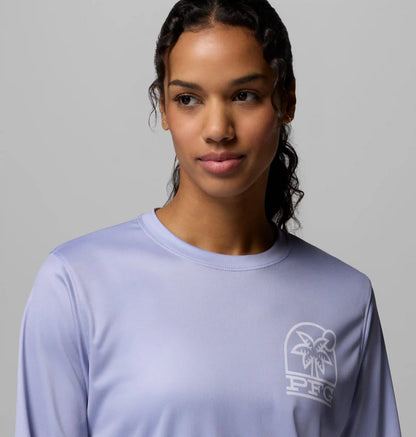 Women's PFG Tidal Tee Palm Waves Long Sleeve Shirt