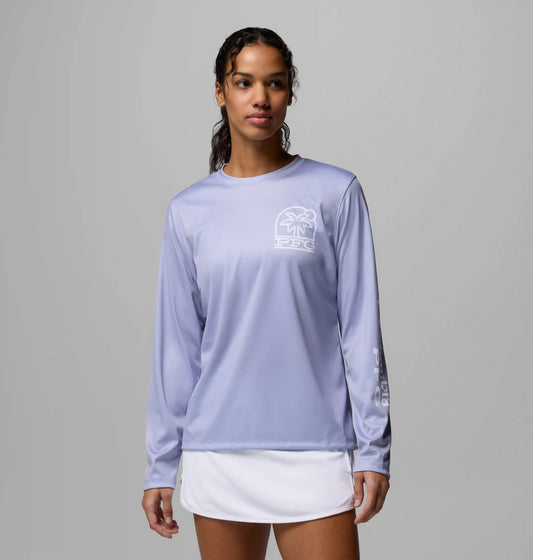 Women's PFG Tidal Tee Palm Waves Long Sleeve Shirt