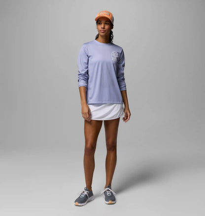 Women's PFG Tidal Tee Palm Waves Long Sleeve Shirt