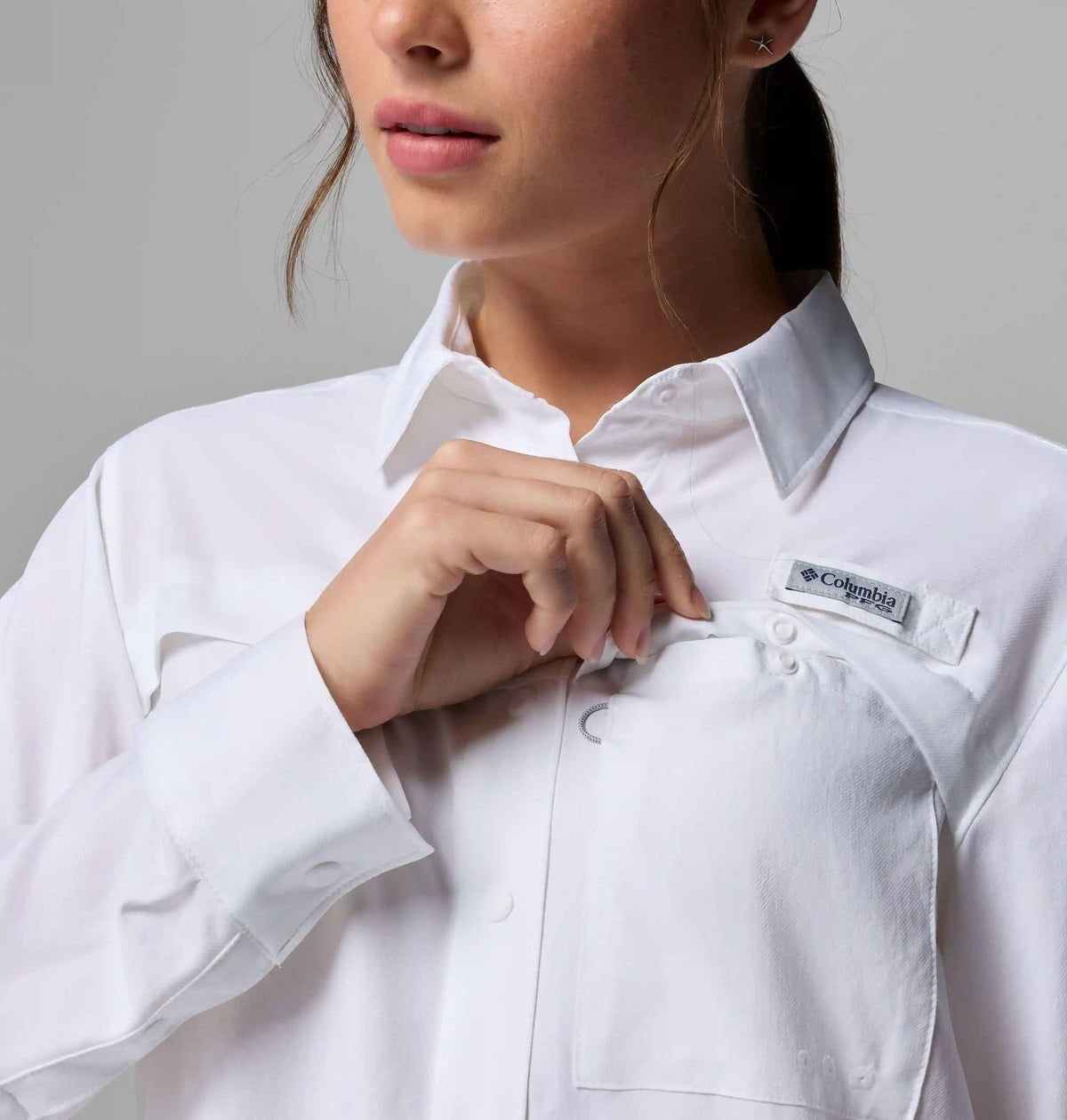 Women's PFG Castback Woven Long Sleeve Shirt