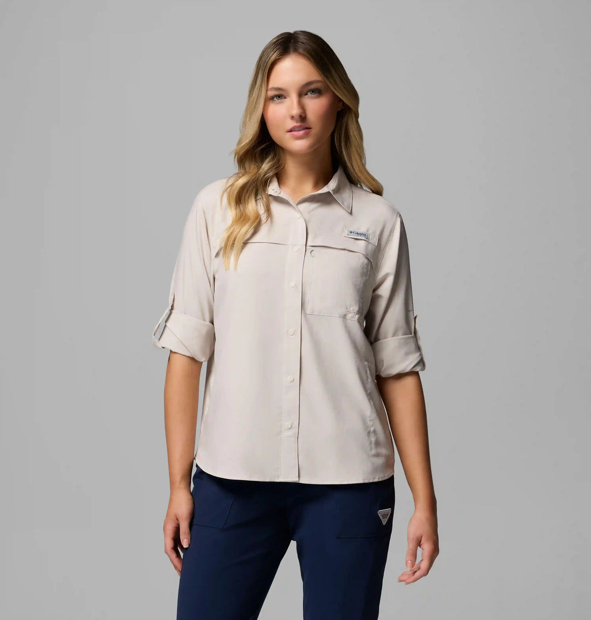 Women's PFG Castback Woven Long Sleeve Shirt