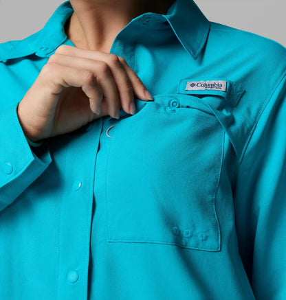 Women's PFG Castback Woven Long Sleeve Shirt