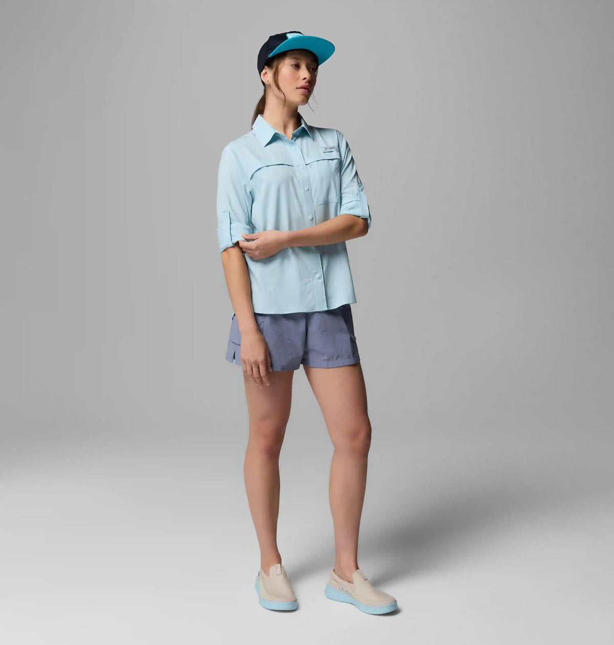 Women's PFG Castback Woven Long Sleeve Shirt