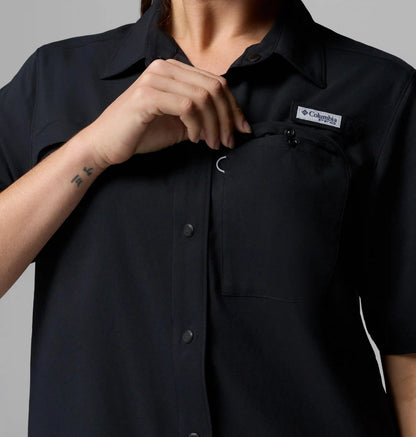 Women's PFG Castback Woven Short Sleeve Shirt