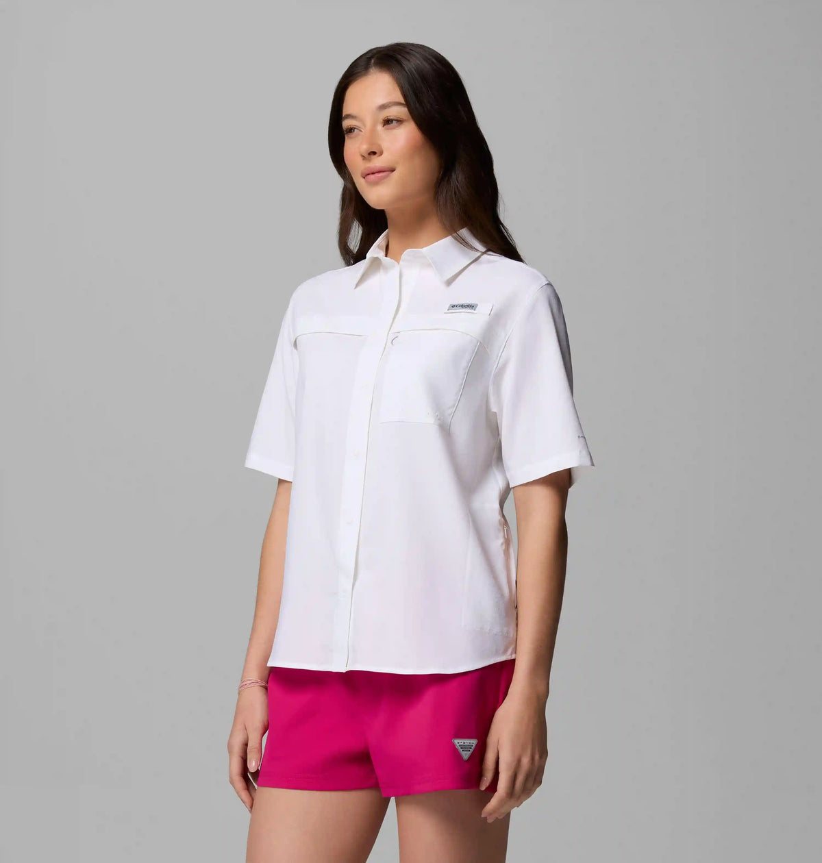 Women's PFG Castback Woven Short Sleeve Shirt