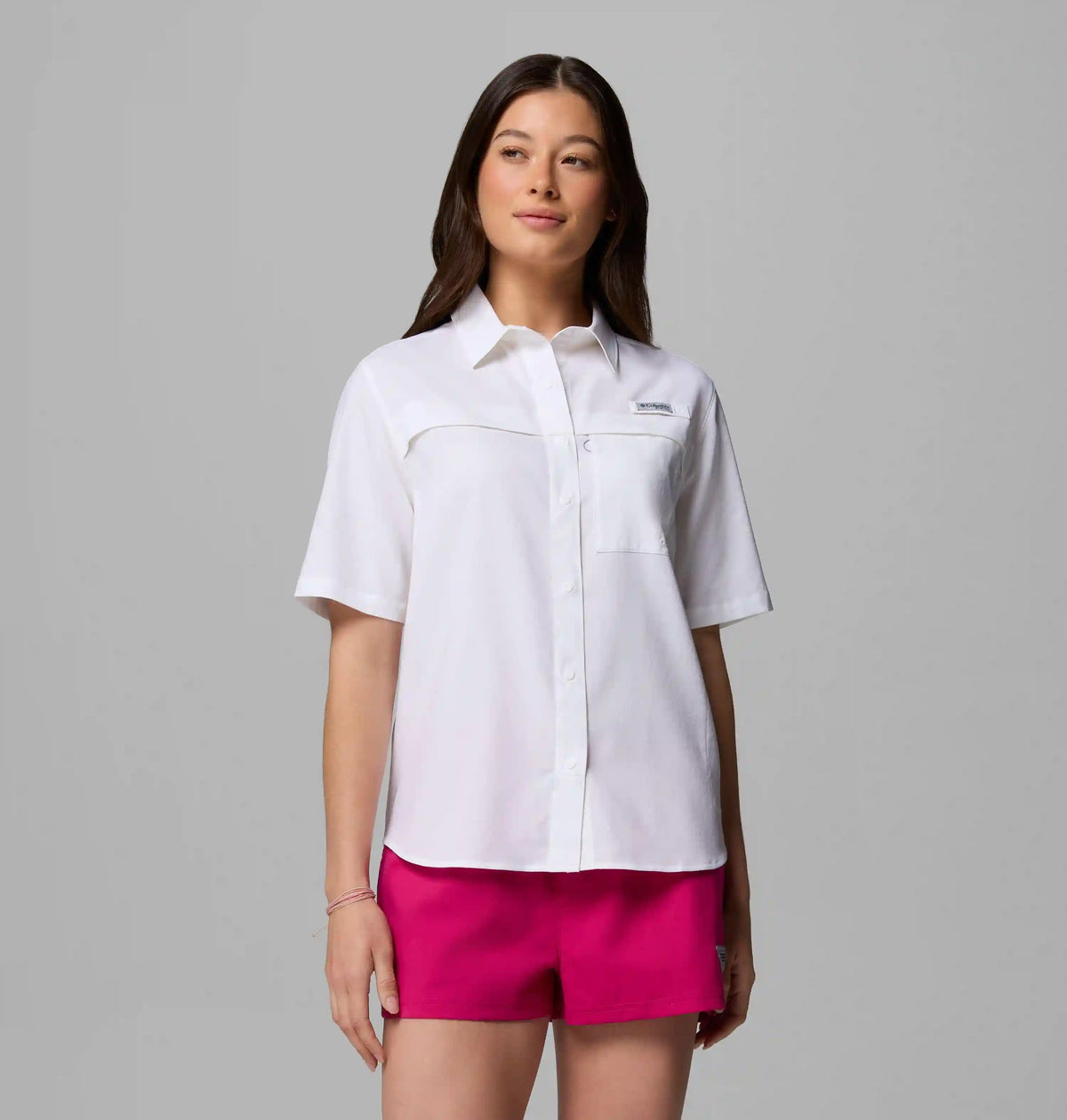 Women's PFG Castback Woven Short Sleeve Shirt