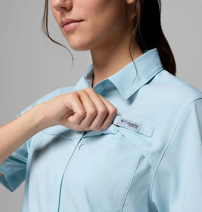 Women's PFG Castback Woven Short Sleeve Shirt