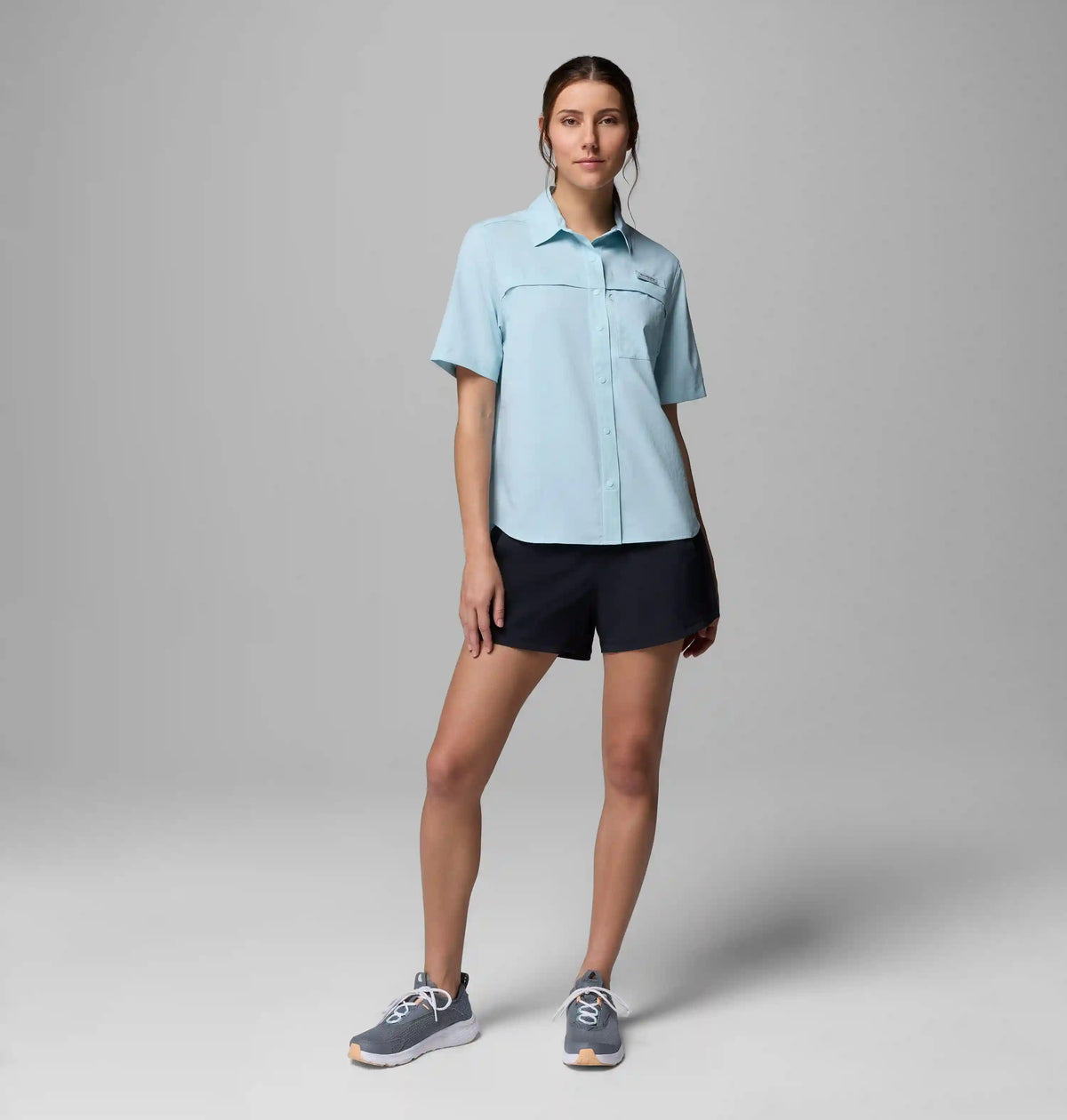 Women's PFG Castback Woven Short Sleeve Shirt