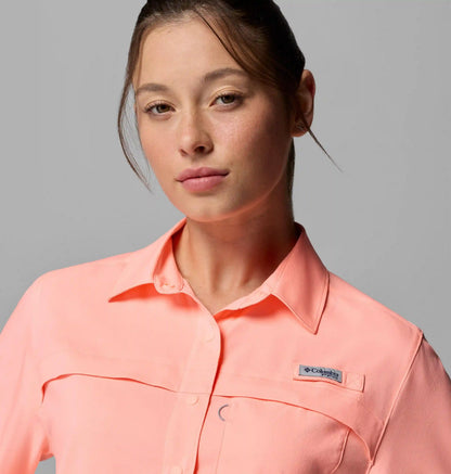 Women's PFG Castback Woven Short Sleeve Shirt