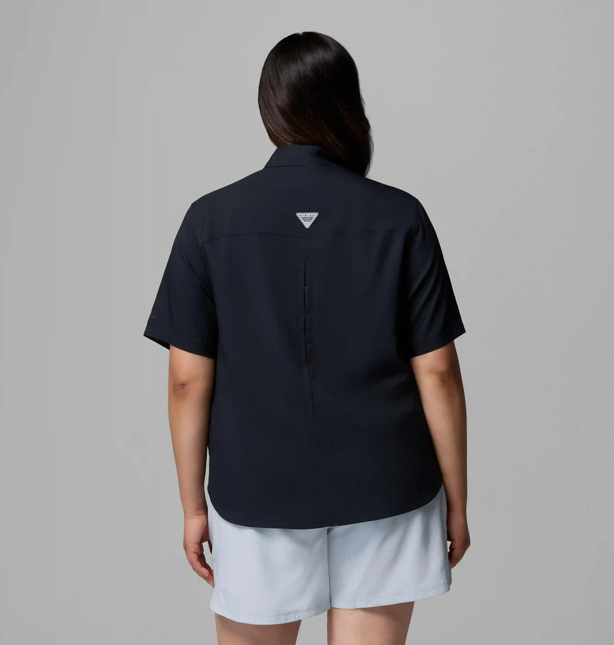 Women's PFG Castback Woven Short Sleeve - Plus Size