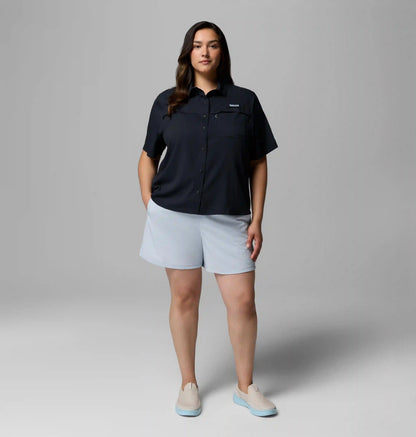 Women's PFG Castback Woven Short Sleeve - Plus Size