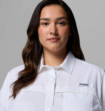 Women's PFG Castback Woven Short Sleeve - Plus Size