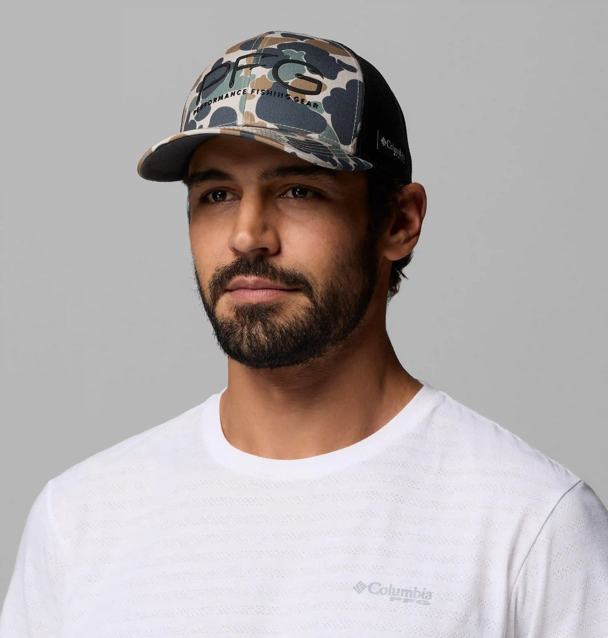 PFG Camo Snap Back Ball Cap