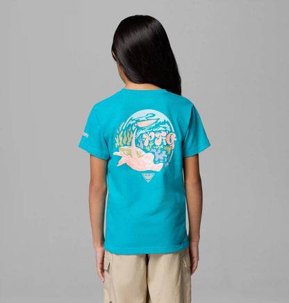 Girls' PFG Palm Waves Short Sleeve T-Shirt