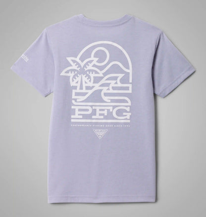 Girls' PFG Palm Waves Short Sleeve T-Shirt