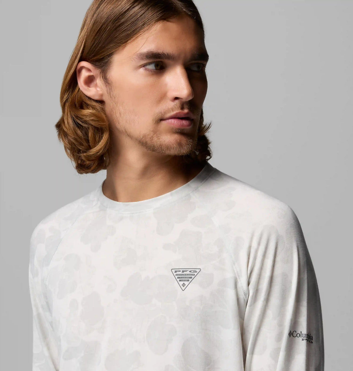 Men's PFG Uncharted II Printed Long Sleeve Shirt