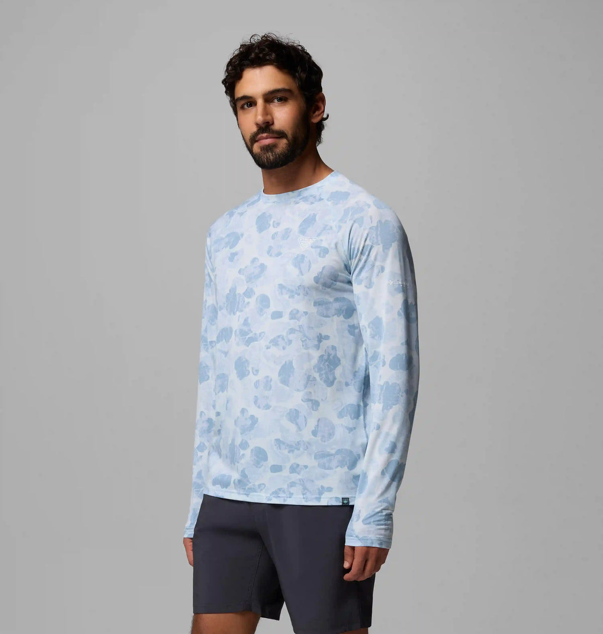 Men's PFG Uncharted II Printed Long Sleeve Shirt