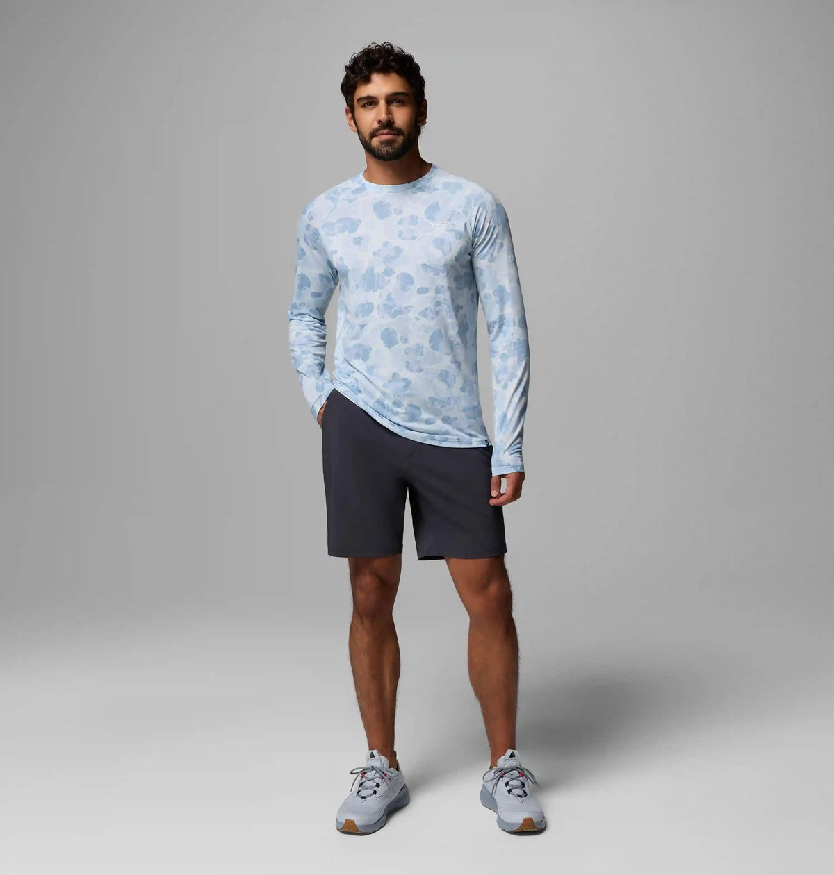 Men's PFG Uncharted II Printed Long Sleeve Shirt