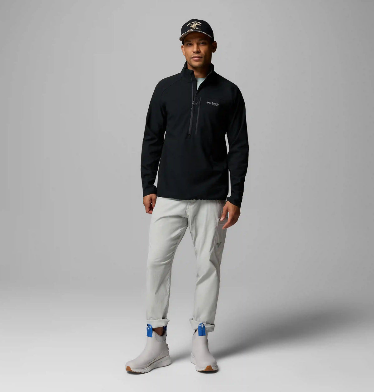 Men's PFG Pro Guide Half Zip Shirt