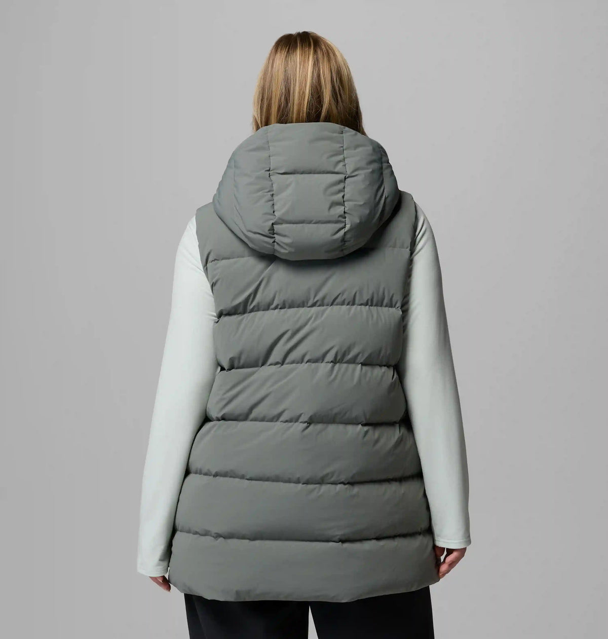 Women's Amaze Puff Mid Hooded Vest - Plus Size