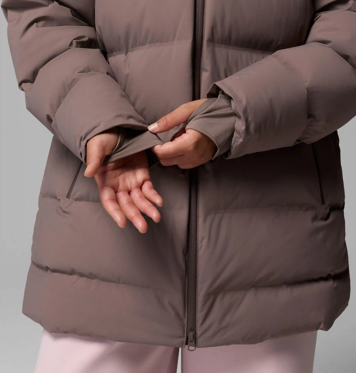 Women's Amaze Puff Heat Seal Mid Hooded Jacket - Plus Size