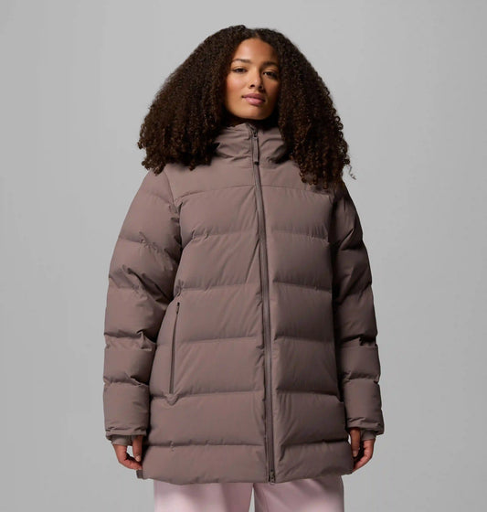 Women's Amaze Puff Heat Seal Mid Hooded Jacket - Plus Size