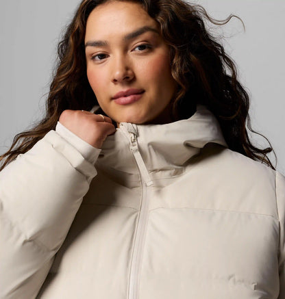 Women's Amaze Puff Heat Seal Mid Hooded Jacket - Plus Size