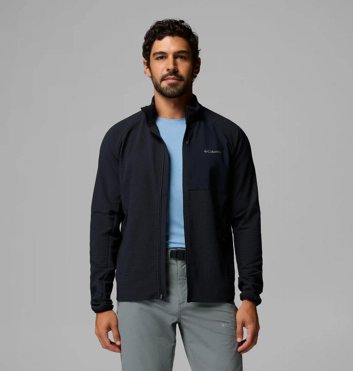 Men's Superior Summit Grid Full Zip Fleece