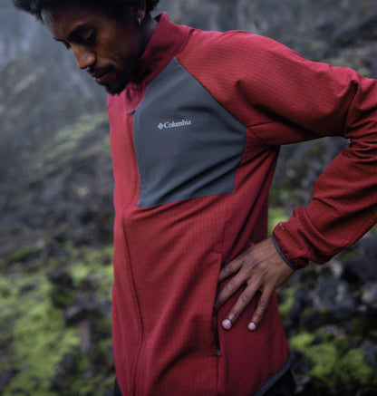 Men's Superior Summit Grid Full Zip Fleece