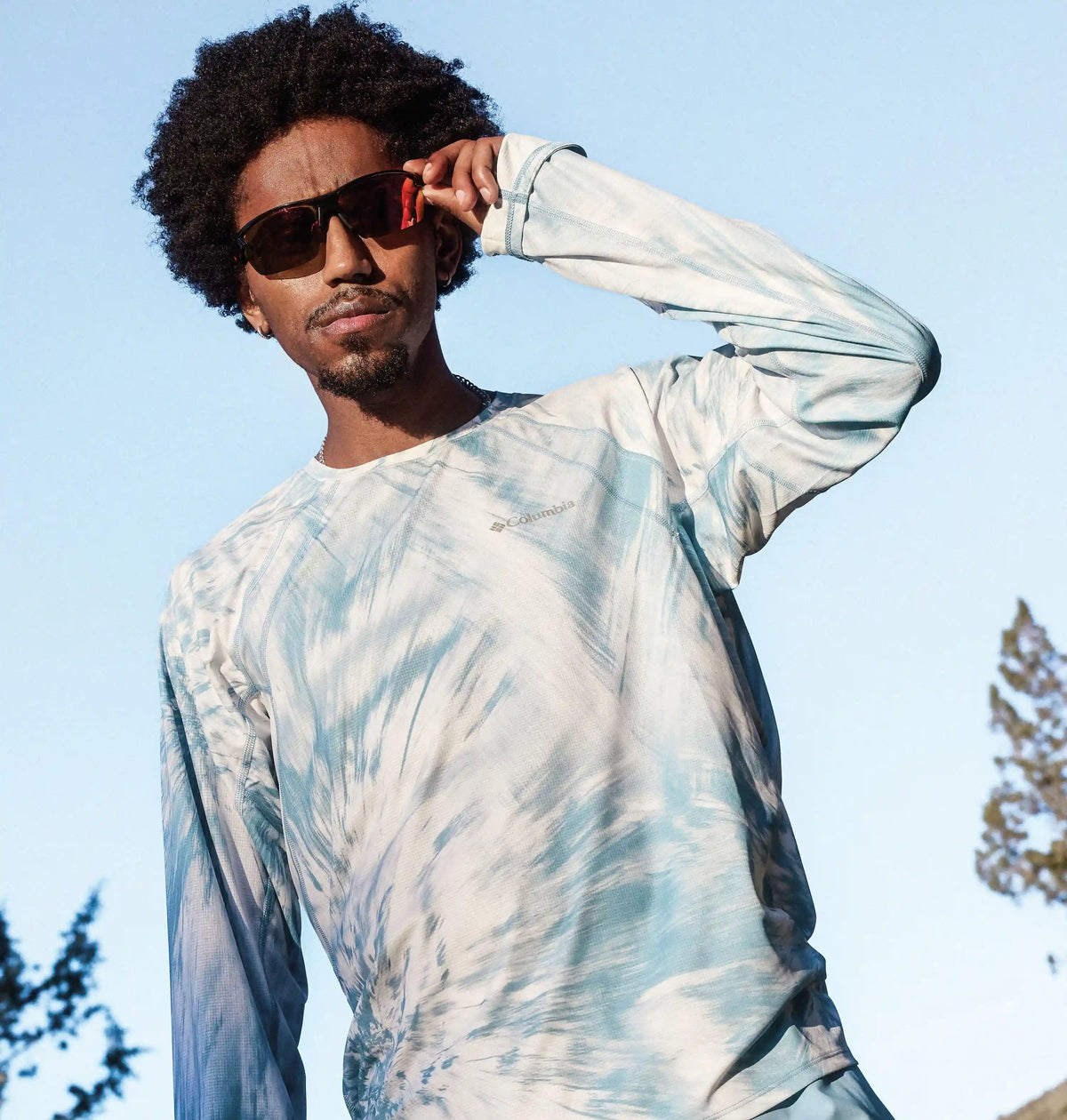 Men's Stealth Springs Printed Long Sleeve Shirt