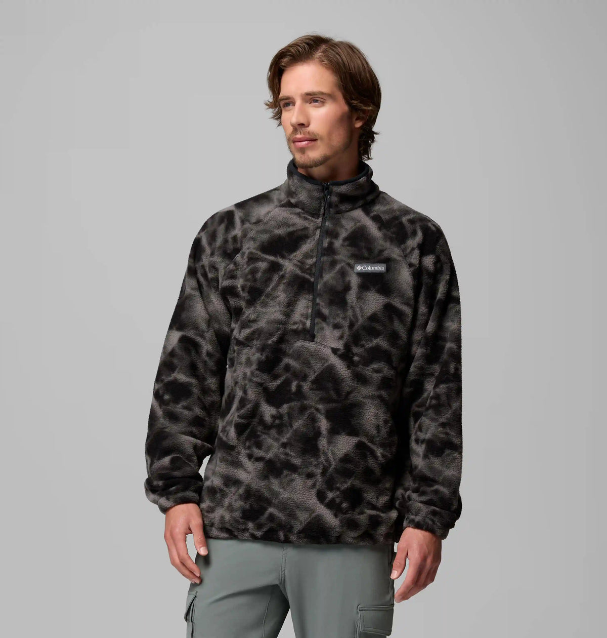 Men's Timber Crest MTR Fleece Printed Half Zip