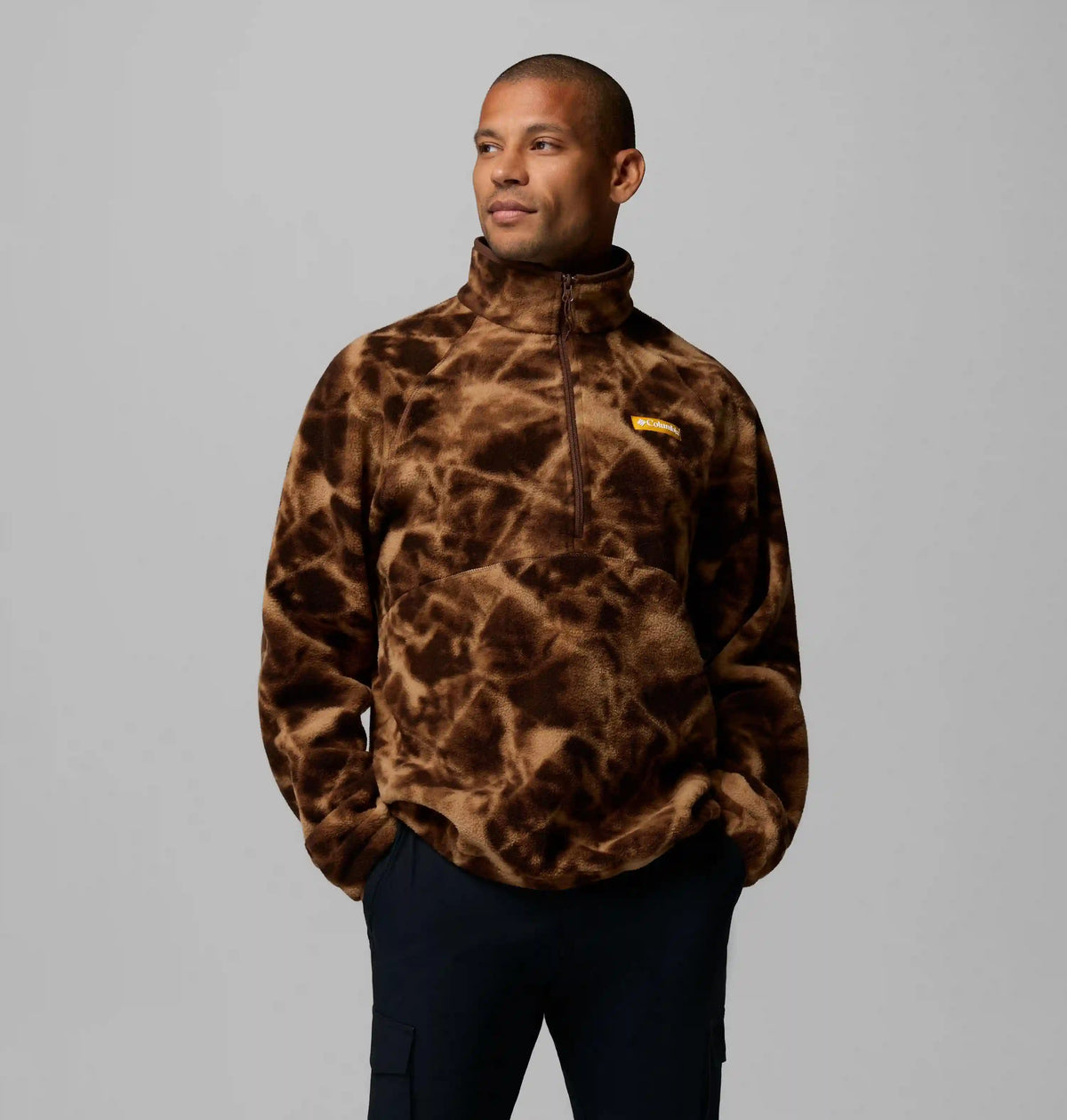 Men's Timber Crest MTR Fleece Printed Half Zip