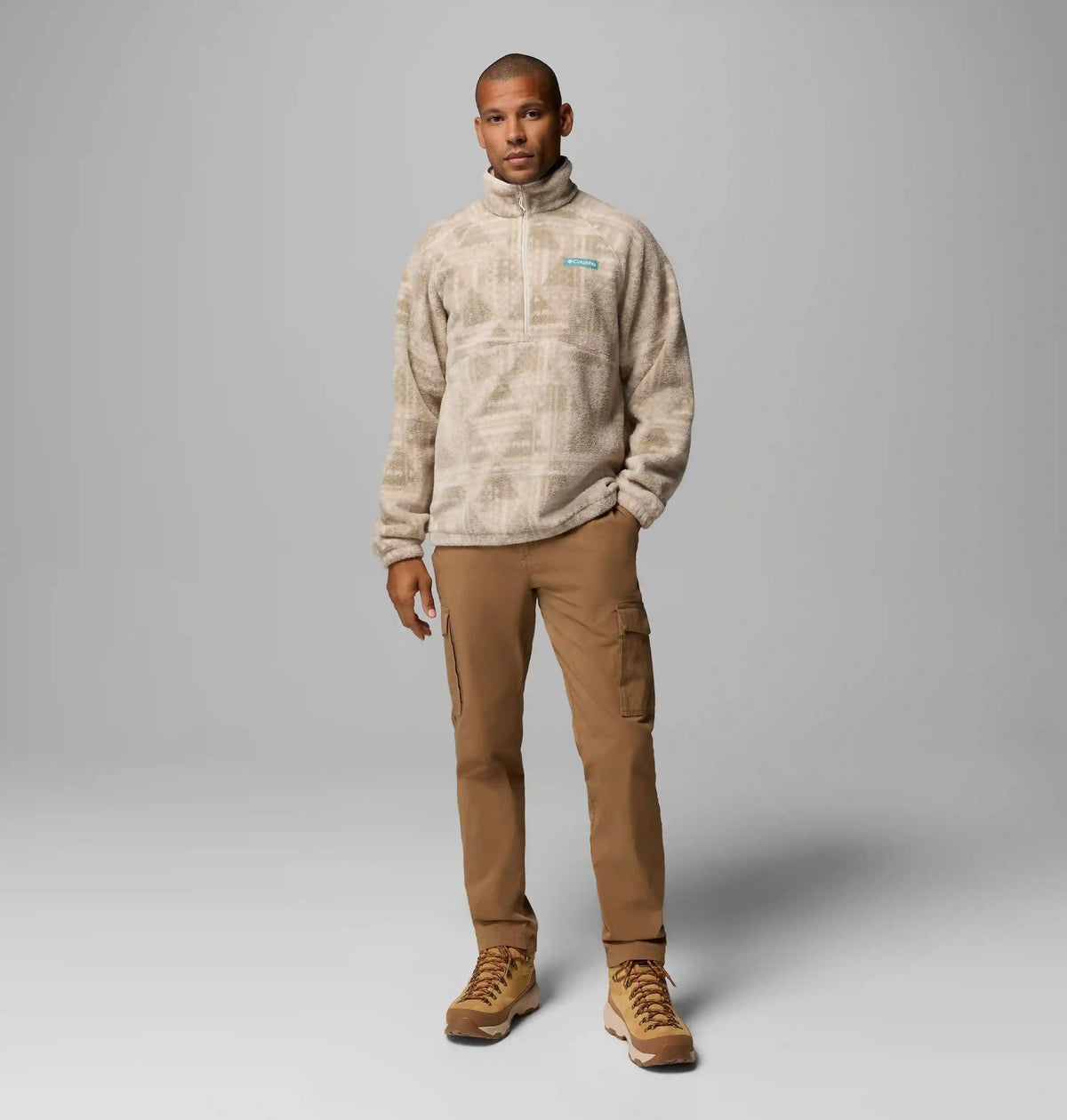 Men's Timber Crest MTR Fleece Printed Half Zip