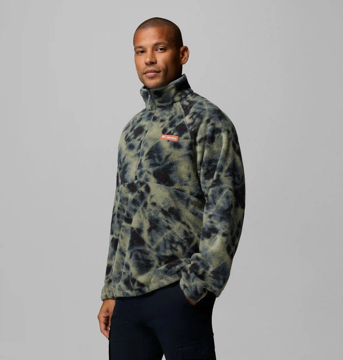 Men's Timber Crest MTR Fleece Printed Half Zip