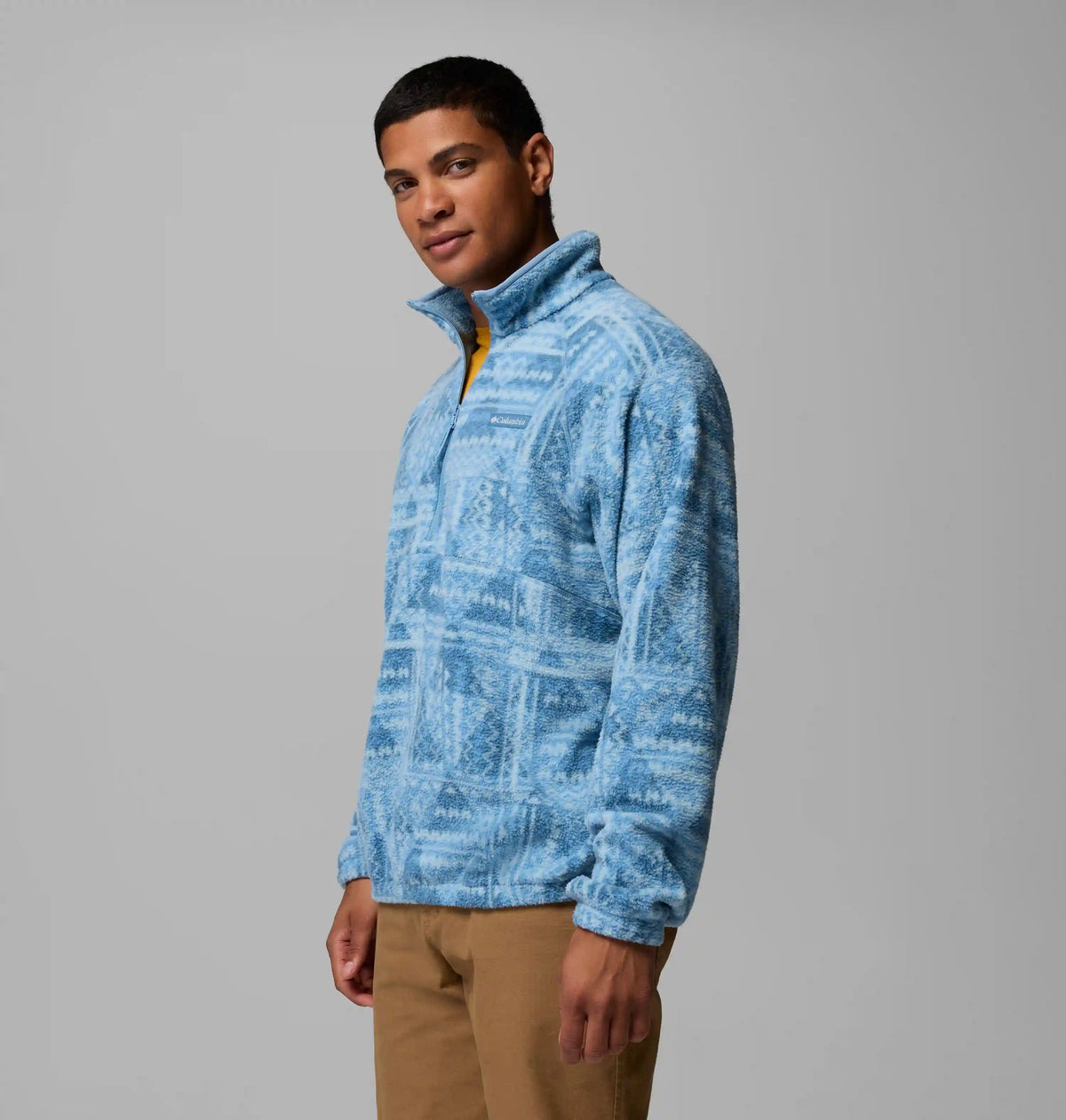 Men's Timber Crest MTR Fleece Printed Half Zip