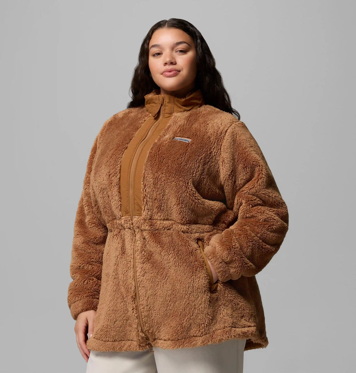 Women's Boundless Discovery Long Sherpa Jacket - Plus Size