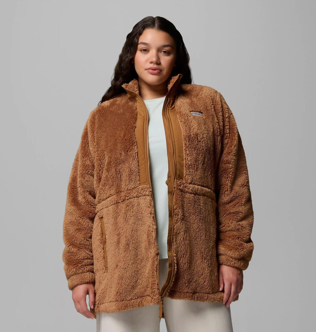 Women's Boundless Discovery Long Sherpa Jacket - Plus Size