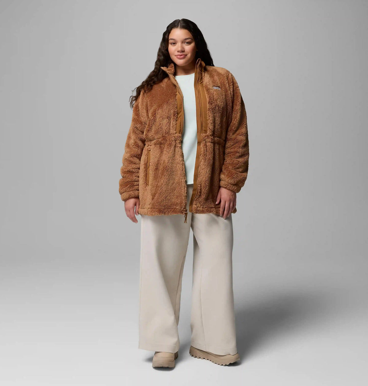 Women's Boundless Discovery Long Sherpa Jacket - Plus Size