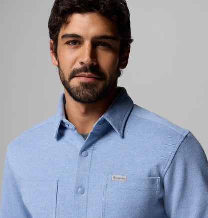 Men's Twill River Long Sleeve Knit Shirt