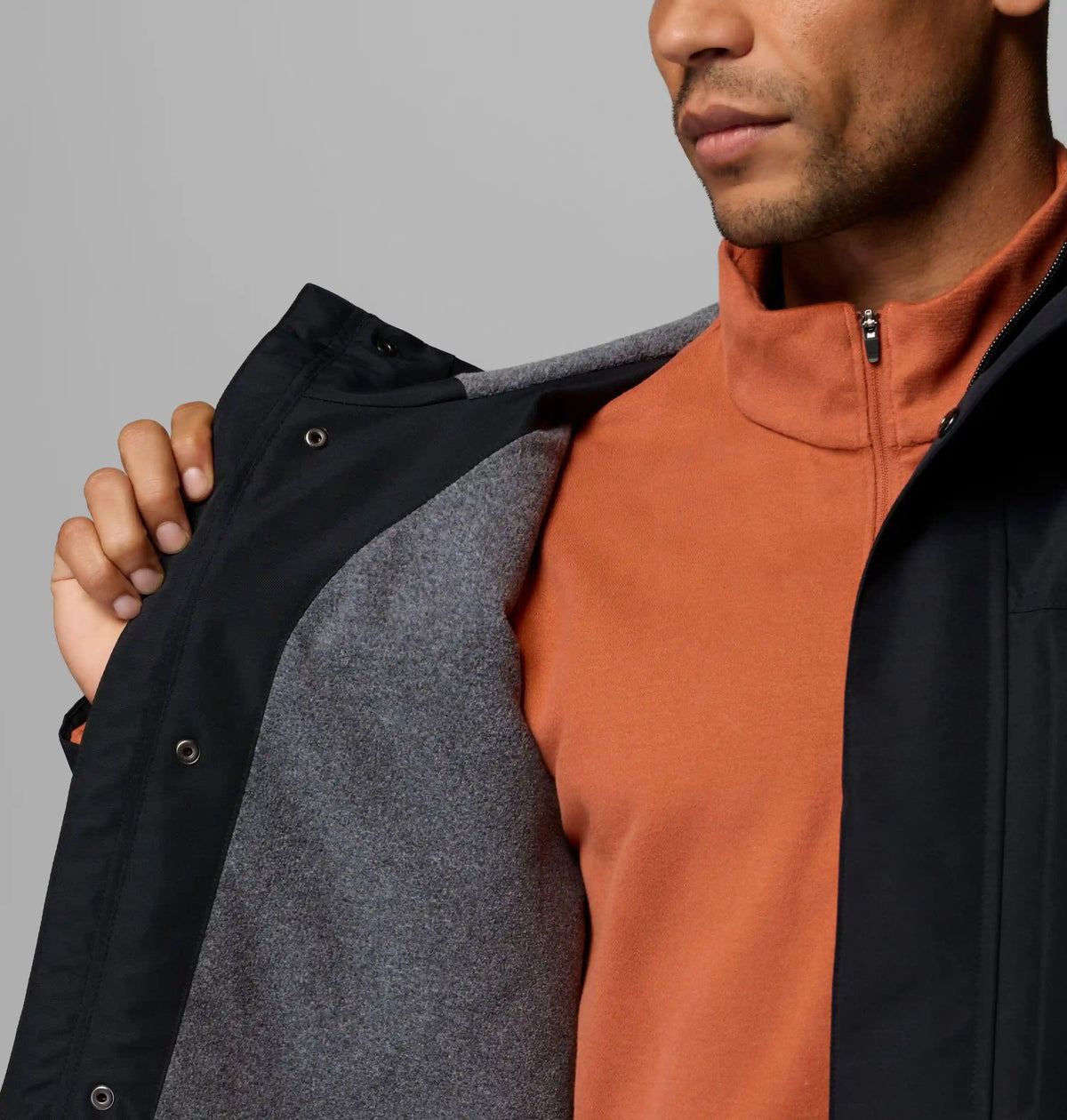 Men's Landroamer Fleece Lined Rain Jacket